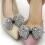 Clips de chaussures avec nœuds, boucles de chaussures de-Blanc 7