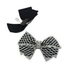 Party Bows Shoe Clips Buckles Decorations DIY Craft-Black