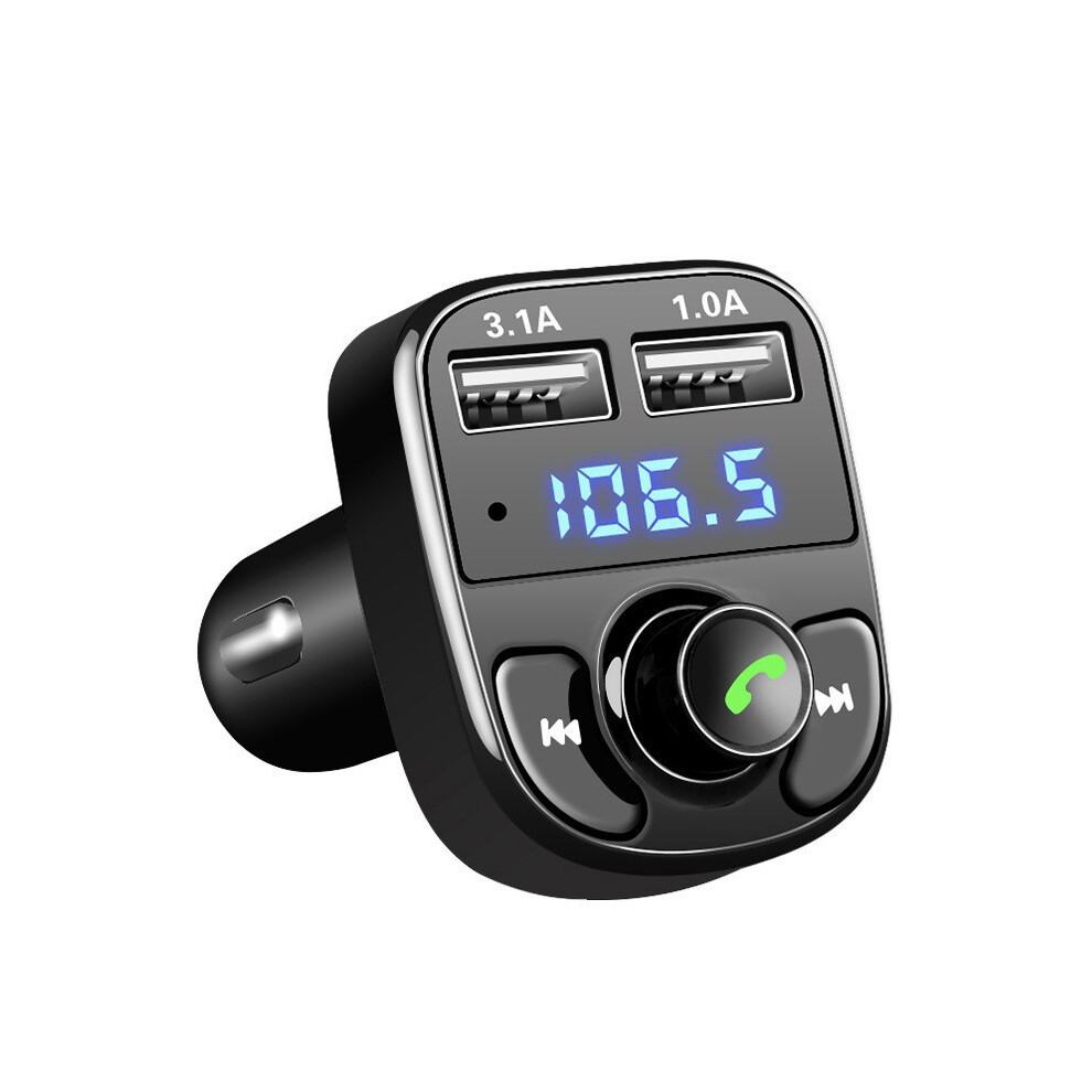 Fm Transmitter With Noise Canceling Cvc Technology, Wireless Bluetooth Fm Transmitter Featuring Quick Charge And Eq Function, Handsfree Call Car Kit 9433291679869