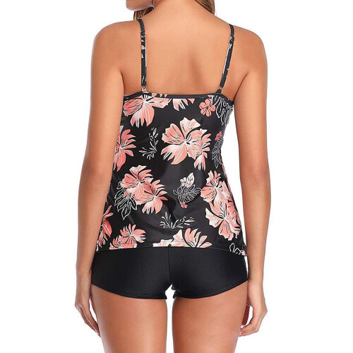 Γυναικεία μαγιό Tankini με ψηλή μέση, δύο τεμαχίων, με έλεγχο κοιλιάς και ενίσχυση, 1