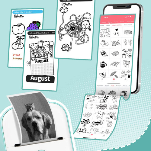 Student-friendly Printing Companion, Inkless Printer Offers Clear Prints And Customization For Your Creative And Educational Needs 1