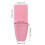 Custodia in silicone resistente al calore rosa per piastra e posate 2