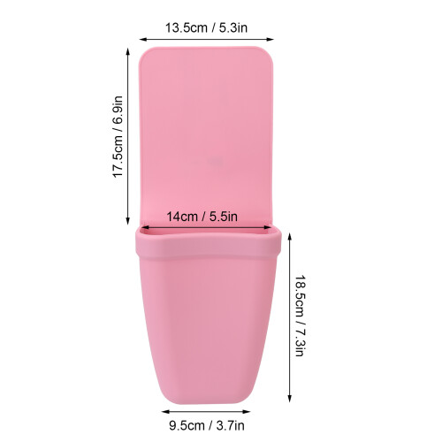 Custodia in silicone resistente al calore rosa per piastra e posate 1
