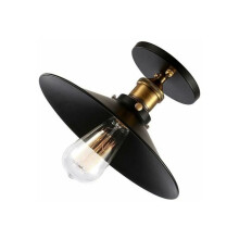 Barlampe, delvis innfelt taklampe, rustikke antikk metalltaklamper, moderne retrostil til spisebord, gang, stue