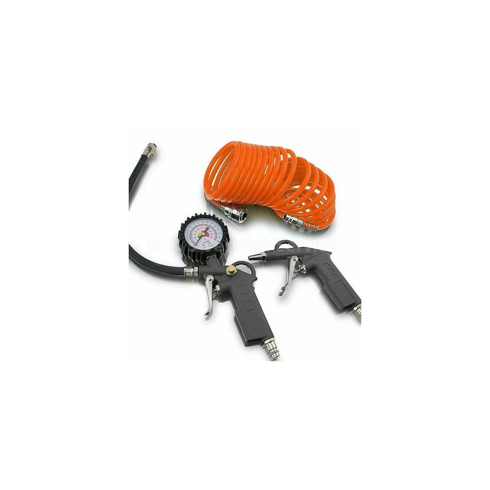 Heavy Duty Air Compressor Tools, Flexible Air Hose For Convenient Reach, Universal Accessories Fit Most Compressors, Conical Airflow Nozzle Ensures 9405630286601