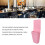 Custodia in silicone resistente al calore rosa per piastra e posate 11