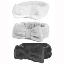 Bekväm spa-accessoar, mjuk Carol Fleece-ansiktsvård med breddat elastiskt band, mikrofibermaterial, bra vattenabsorberande förmåga,