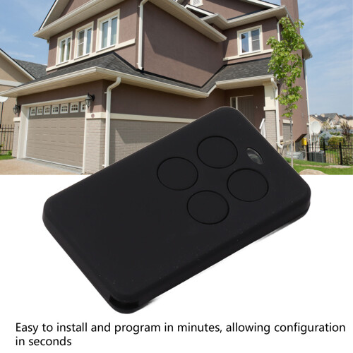 4-Button Garage Door Remote Control 100m Range, ABS, CR2032 2