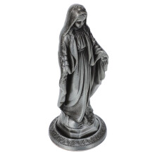 4Stk Metall Maria Statue Silberne Für Wohn- Und Kirschendeko