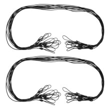 60Stk Leichtes Elastisches Pen Lanyard Schwarz Für Tablet Stifte
