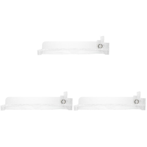 3Stk Robuster Zigarettenschieberegler Transparenter Ladendisplay 1