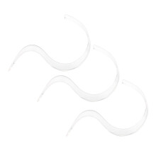 6Stk Gürtelaufbewahrung Regale Transparent Für Gürtel