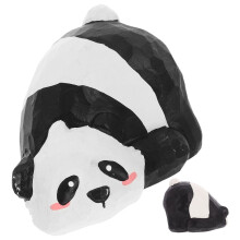 4Stk Panda Gartenfiguren Panda Deko Cartoon Skulptur