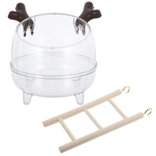 2Stk Hamster Badebox Holz Toilette Und Sandbad Mit