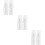 6Pcs ABS Powder Spray Bottles Transparent for Makeup and Baking 11
