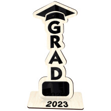 4Stk Schwarze Abschluss Tischdekoration Papier Grad Party