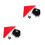 2Sets Pirate Costume Accessory Durable Plastic Cloth Halloween Supply 9