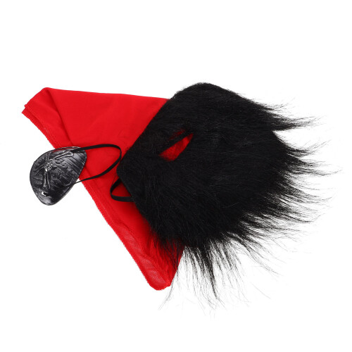 2Sets Pirate Costume Accessory Durable Plastic Cloth Halloween Supply 1