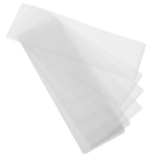30Stk Weiße PVC Lesezeichen Schutzhüllen Kreativ Für Zuhause