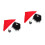 2Sets Pirate Costume Accessory Durable Plastic Cloth Halloween Supply 6