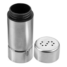 2Stk Gewürzstreuer Salz Und Pfeffer, Design, Silber