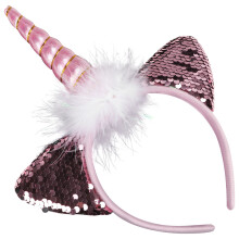 2Stk Pinkes LED Haarband Party Haarschmuck Für