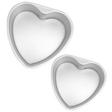 6Stk Aluminium Kuchenformen Herz, Ofenfest, Antihaft, Ideal Zum Backen