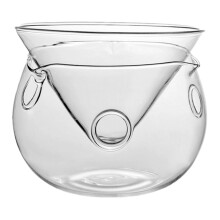2Sets Transparente Glasschalen Mit Eisfach, Salatschale Für Haushalt