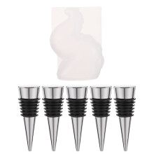 5Sets DIY Silikon Flaschenverschluss Formen Mehrfarben Set