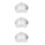 3Stk Herz Backblech Aus Legierung, Silber, Backform-Set 7