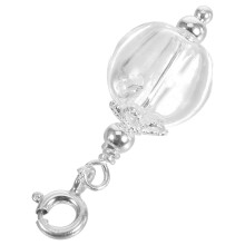 2Stk Mini Glasflasche Anhänger Transparent Aromatherapie Öl Schmuck