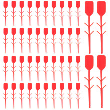 300Stk Rote Plomben Plastik Selbstsichernde Zugpins