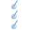 3Stk Handlupe , Blaue -Lupe Aus Robustem Und 9