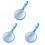 3Stk Handlupe , Blaue -Lupe Aus Robustem Und 3