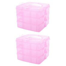 4Stk Manicure Organizer Box Für Nagelkunst Und Salonbedarf