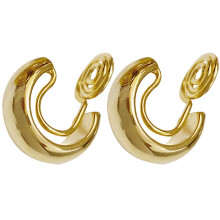 2Paare Ohrclip Loop Ohrringe Damen Non Piercing Schmuck