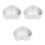 3Stk Herz Backblech Aus Legierung, Silber, Backform-Set 6