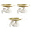 3Stk Ringhalter Tray Mit Hasenbasis Schmuckaufbewahrung Bunt 3