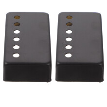 4Stk Kupfer Pickup Cover E-Gitarre Schwarz Schutz Robust Und Kratzfest