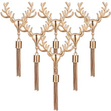 18Stk Stilvolle Deer-Clasp Taschenanhänger Metall Quaste