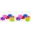 12Stk Silikon Muffinförmchen Blumenform Wiederverwendbar Backform Bunt 2