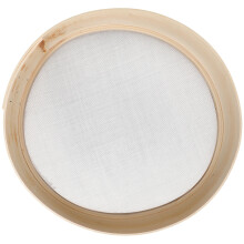 2Stk Feinmaschiges Mehlsieb Beige Für Backen Küchen Mehrzweck