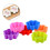 12Stk Silikon Muffinförmchen Blumenform Wiederverwendbar Backform Bunt 11
