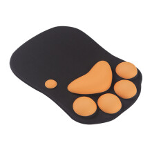 4Stk Komfortables Wrist Rest Mouse Pad Schwarz Für Langes Arbeiten