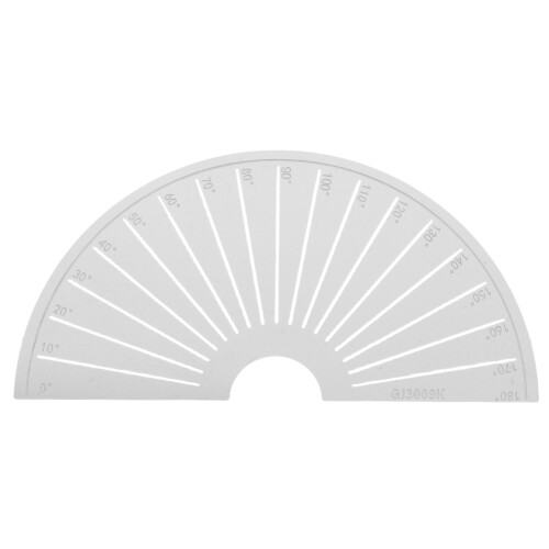 Präzisionslineal Winkelmesser Modellbau Silber