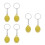 6Stk Anhänger Keychains Für Damen 10