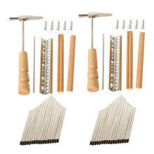 2Sets Kalimba 17 Keys Ersatz-Set Aus Holz+metall Mit Für DIY