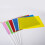 100Stk Gelbe Flagge Party Mini Flagge Polyester 9