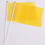 100Stk Gelbe Flagge Party Mini Flagge Polyester 11
