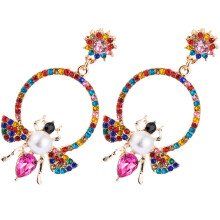 5Paare Bienen Ohrhänger Damen Ohrringe Mode Ohrschmuck